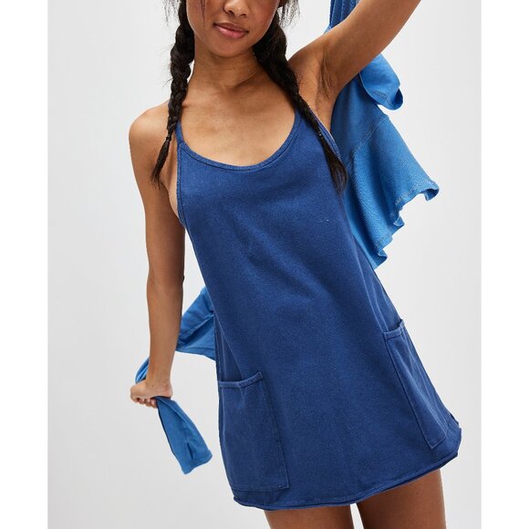 🆕 FP MOVEMENT Hot Shot Mini Dress / Black Grape - Picture 1 of 10